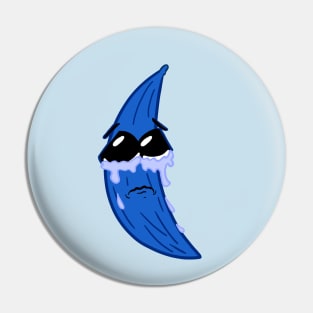 Lonely Crying Blue Banana You Hurt My Peelings Pin