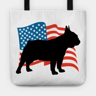 Frenchie French Bulldog USA America - Dog Lover Dogs Tote