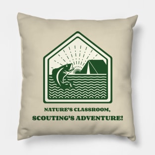 Nature's classroom, Scouting's adventure Pillow