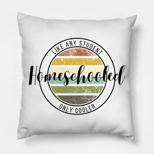 Homeschool Stamp - earthy Pillow