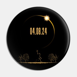 Solar Eclipse 2024 Bigfoot, April 8 2024, Astronomy, Celestial, Eclipse Bigfoot, Eclipse Event 2024 Pin