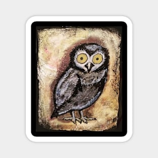 Vintage Owl Magnet