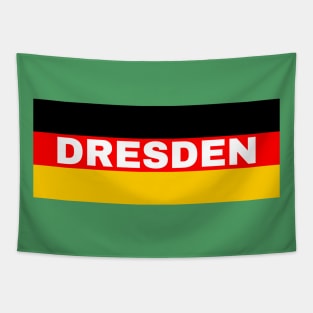 Dresden City in German Flag Tapestry