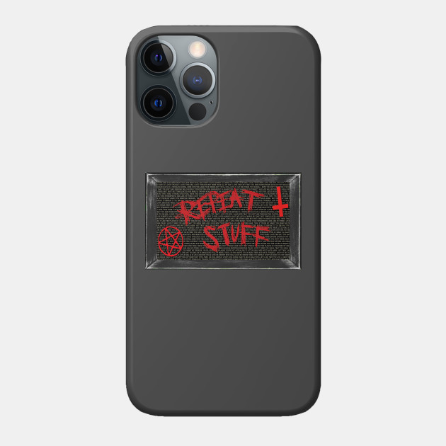 Repeat Stuff - Bo Burnham - Phone Case