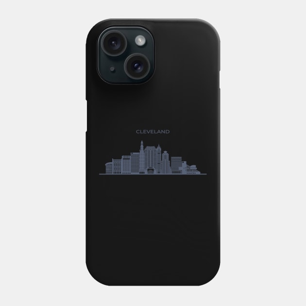 Great City Cleveland Phone Case by gdimido