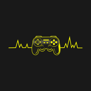 Gaming Heartbeat Gamepad Pulse Gamer T-Shirt