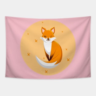 Cute Fox Tapestry