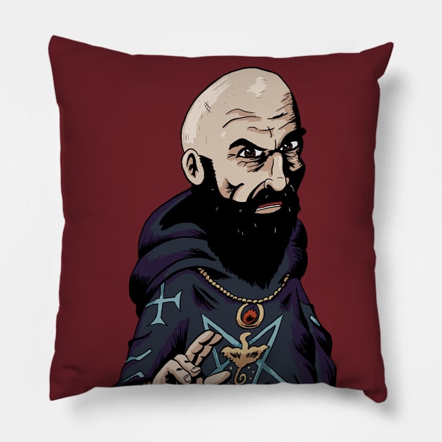 Rasputin Pillow by Black Snow Comics