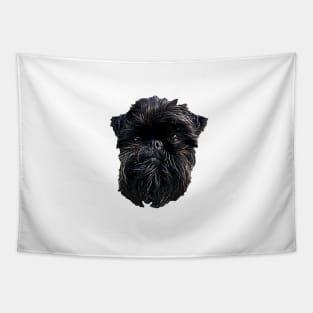 Griffon Bruxellois Cute Puppy Dog Art Tapestry