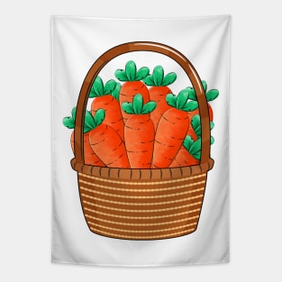 Easter Carrots Basket Tapestry