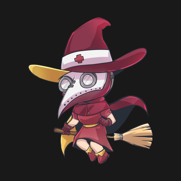 The Witching Hour's Plague Doctor: Merging Mysticism and Medicine by Holymayo Tee