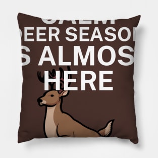 Keep calm deer season is here Pillow