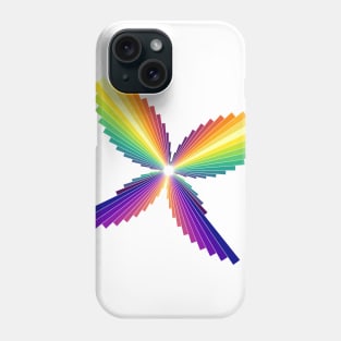 Rainbow Butterfly | Flying Wings Bar Charts White Phone Case