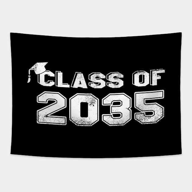 class of 2035 vintage white Tapestry by Giraroad