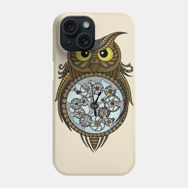 Steam punk owl Phone Case by paviash