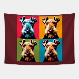 Airedale Terrier Pop Art - Dog Lovers Tapestry