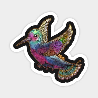 Prismatic Hummingbird Magnet