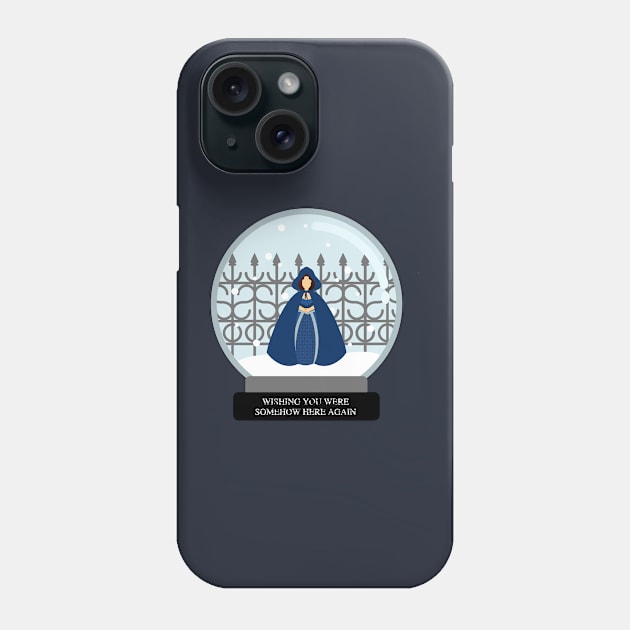 Phantom Musical Snow Globe Phone Case by sammimcsporran