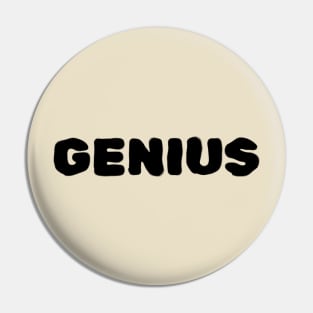 Genius Musician Fashion Pin