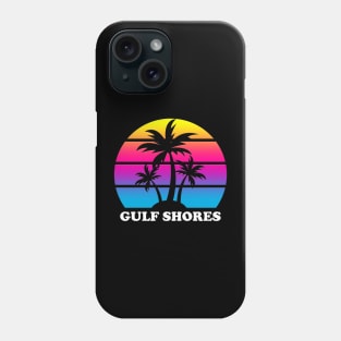 Gulf Shores Alabama - Palm Trees Phone Case