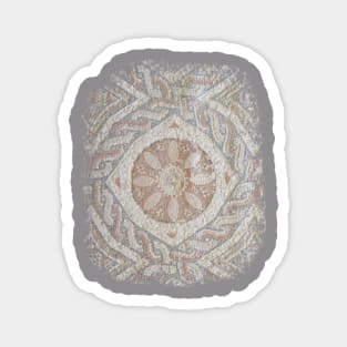 Enhanced Ancient Mosaic (Kourion, Cyprus) Magnet