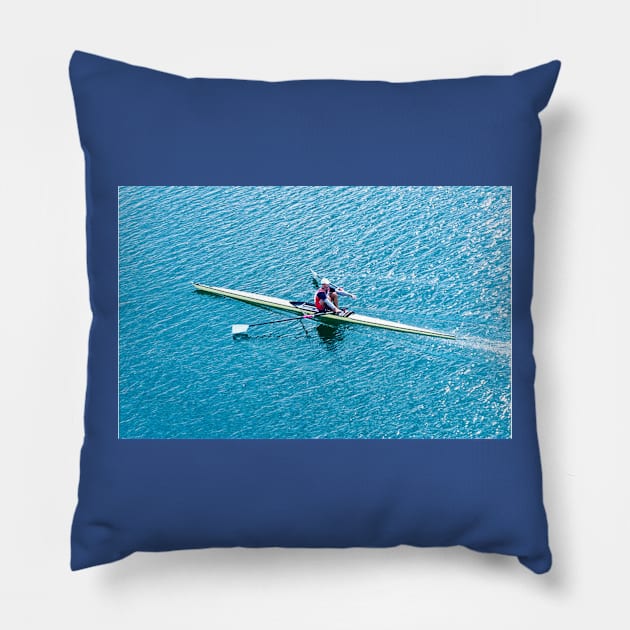 Rowing Pillow by PhotoT