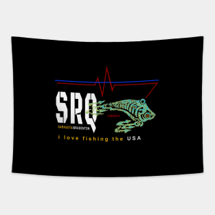 Sarasota and Bradenton, SRQ, I love fishing the USA Tapestry