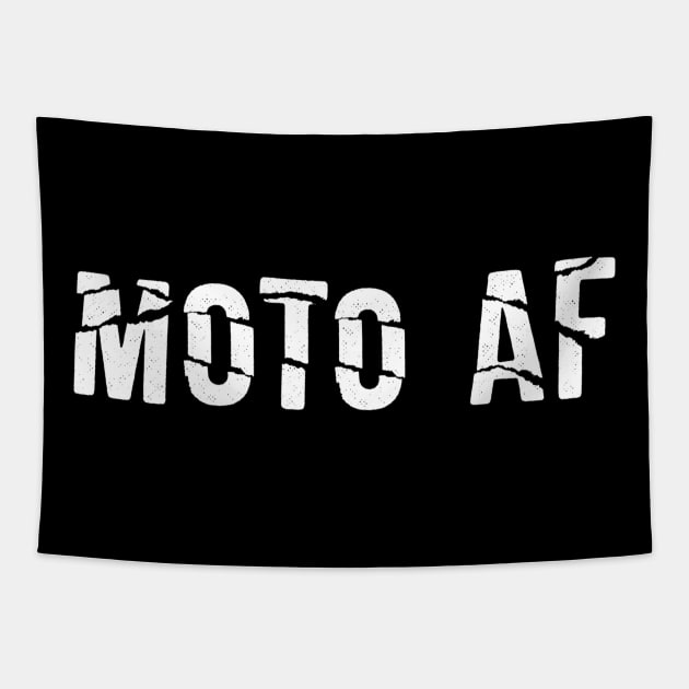 Moto AF (White) Tapestry by Vlog Epicness