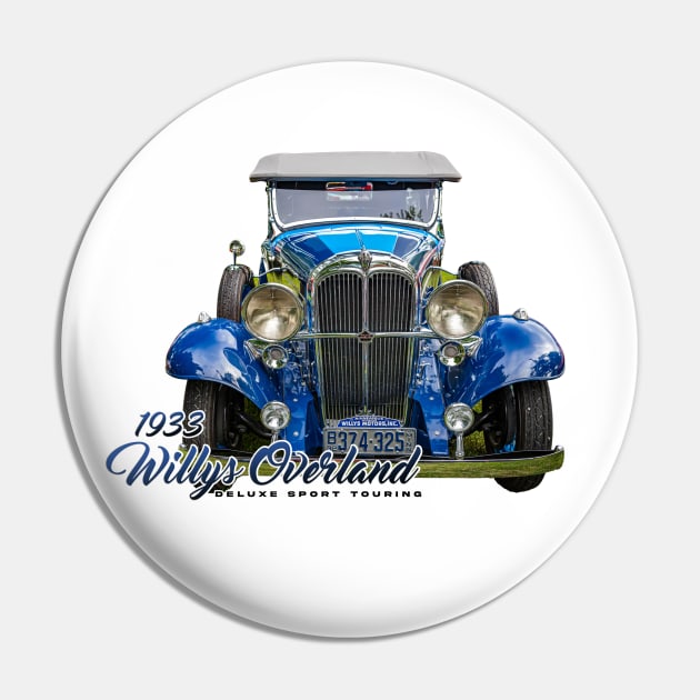 1933 Willys Overland Deluxe Sport Touring Pin by Gestalt Imagery