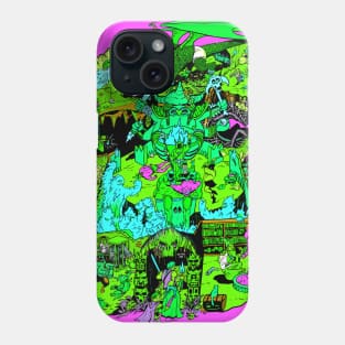 In Search of the Forbidden Temple of A'rob (rave) Phone Case