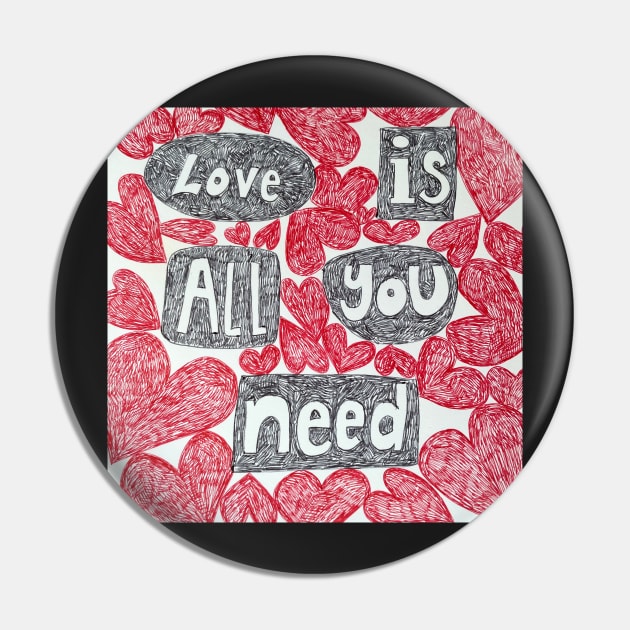 Love is all you need Pin by MyCraftyNell