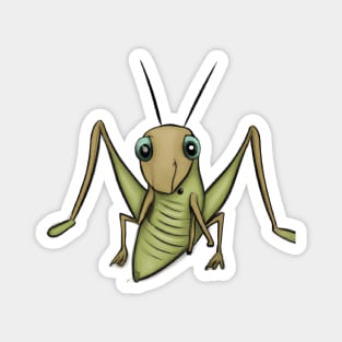 Cute Cricket Drawing Magnet