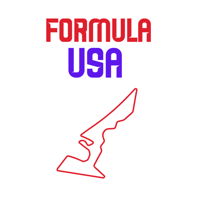 Formula USA Racing Circuit Car Map Grand Prix Race by soufyane