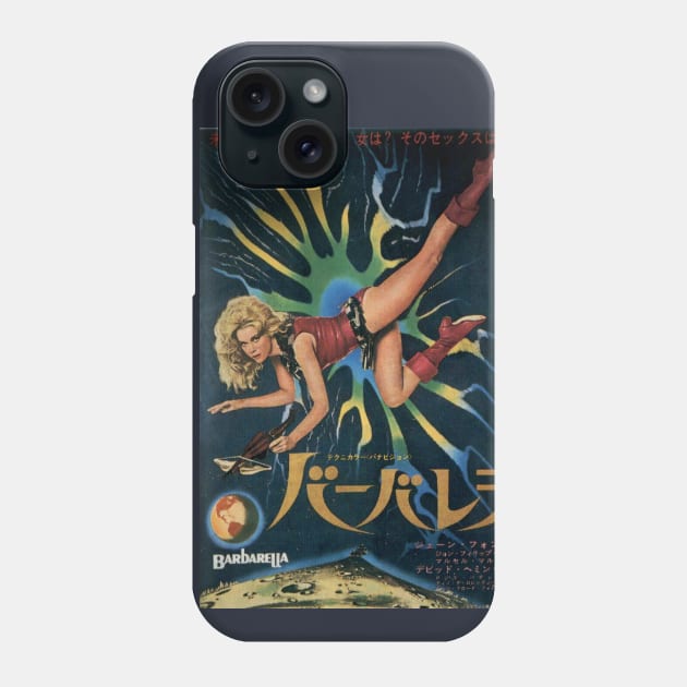 Classic Foreign Movie Poster - Barbarella Phone Case by Starbase79