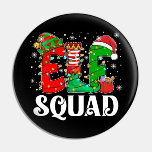 Elf Squad Christmas Matching Family Pin