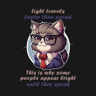 Light travels faster than sound T-Shirt