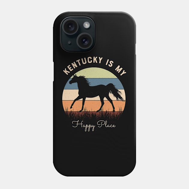 Kentucky is My Happy Place My Old  Kentucky Home Vintage souvenir Phone Case by Best1ne