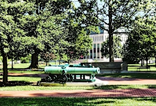 US Naval Academy - Cannon Near Tecumseh Statue Magnet