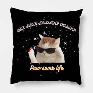 Pawsome Life Pillow