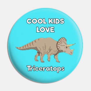 Cool kids love triceratops Pin