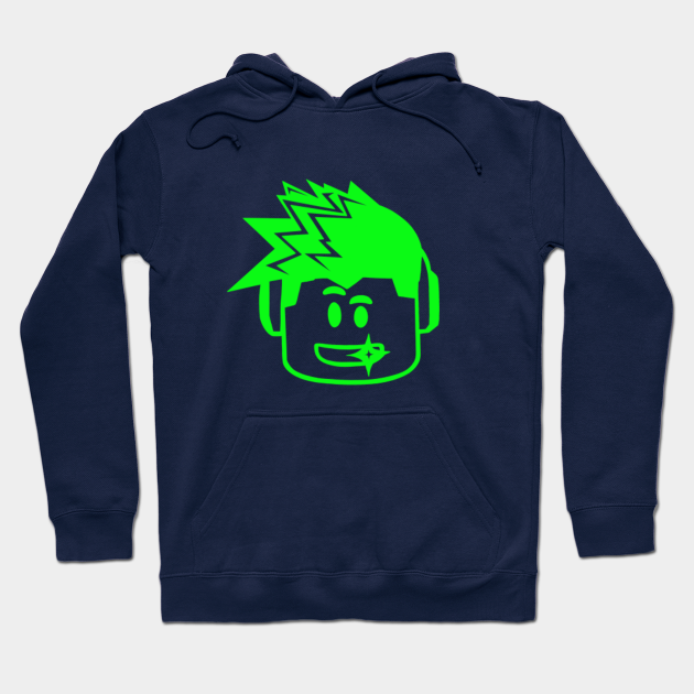 Blox Head Green Roblox Hoodie Teepublic - green hood roblox