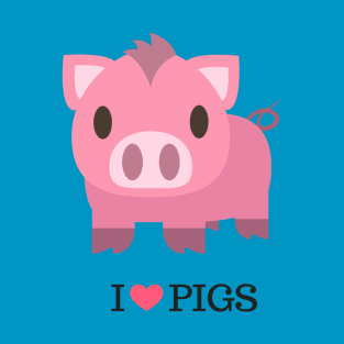I Love Pigs T-Shirt