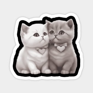 Cat Sitting Magnet