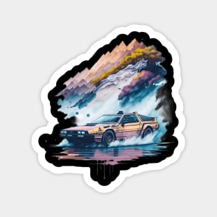 Summer Art DMC DeLorean Magnet