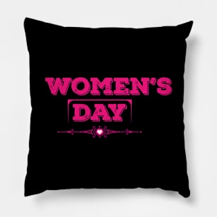 Women’s Day Pink Pillow