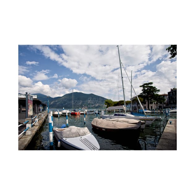 Lake Iseo marina, Italy by Violaman