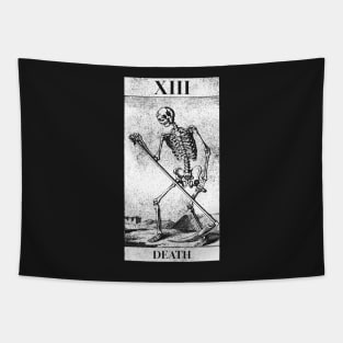 Death Tarot Card T Shirt Tapestry