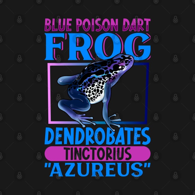 Blue Poison Dart Frog by Modern Medieval Design