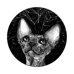 Cat Dotwork T-Shirt