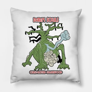 CURSED ROTTED GREATWOOD IN CUPHEAD STYLE! Pillow